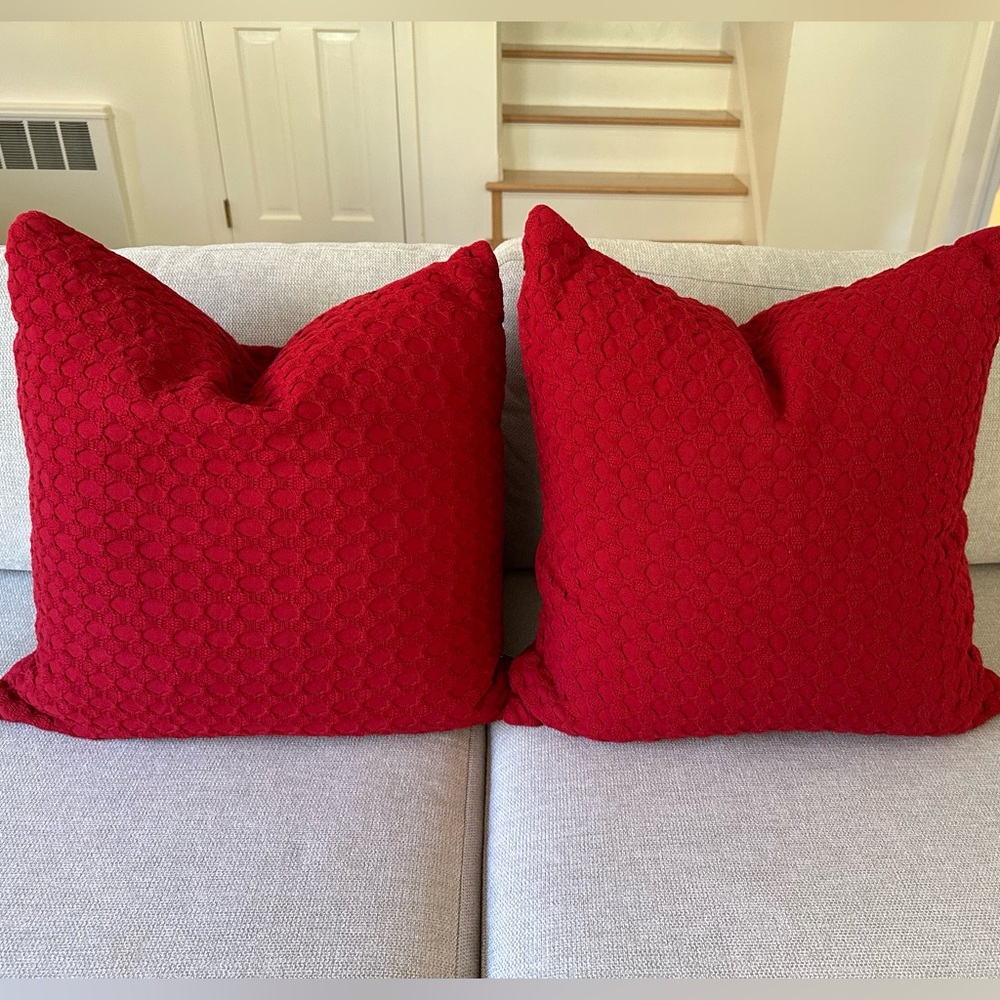 Tommy Hilfiger Red Accent Pillows